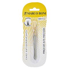 Pinça Marco Boni Dourada Ponta Chanfrada 90mm