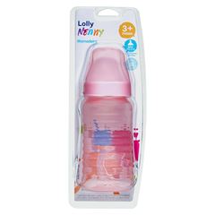 Mamadeira Lolly Nenny Big Clean Silicone Ortodôntico Feminino Blister 340ml