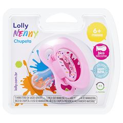 Chupeta Lolly Nenny Tip Silicone Redondo Feminino Tam 2