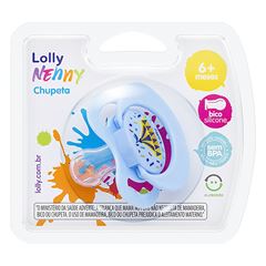 Chupeta Lolly Nenny Tip Silicone Redondo Masculino Tam 2