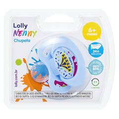 Chupeta Lolly Nenny Tip Silicone Ortodôntico Masculino Tam 2