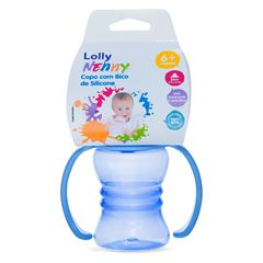 Copo Lolly Nenny Clean C/Bico Silicone Masculino 150ml