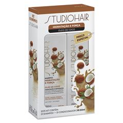 Kit Shampoo + Condicionador Studio Hair Muriel Hidratação e Força 250ml