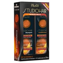 Kit Shampoo + Condicionador Studio Hair Muriel Nutrição e Brilho 250ml