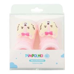 Meia Pimpolho Bichinhos RN Feminino Rosa/Tigre