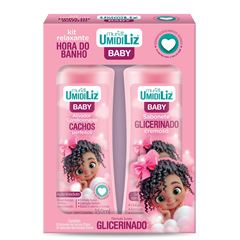 Kit Muriel Umidiliz Sabonete Líquido + Ativador de Cachos Baby Rosa 150ml