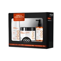 Kit Eico Pro Shampoo + Condicionador Força e Crescimento 700ml
