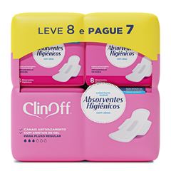 Absorvente Clin Off S/Abas Leve 8 Pague 7