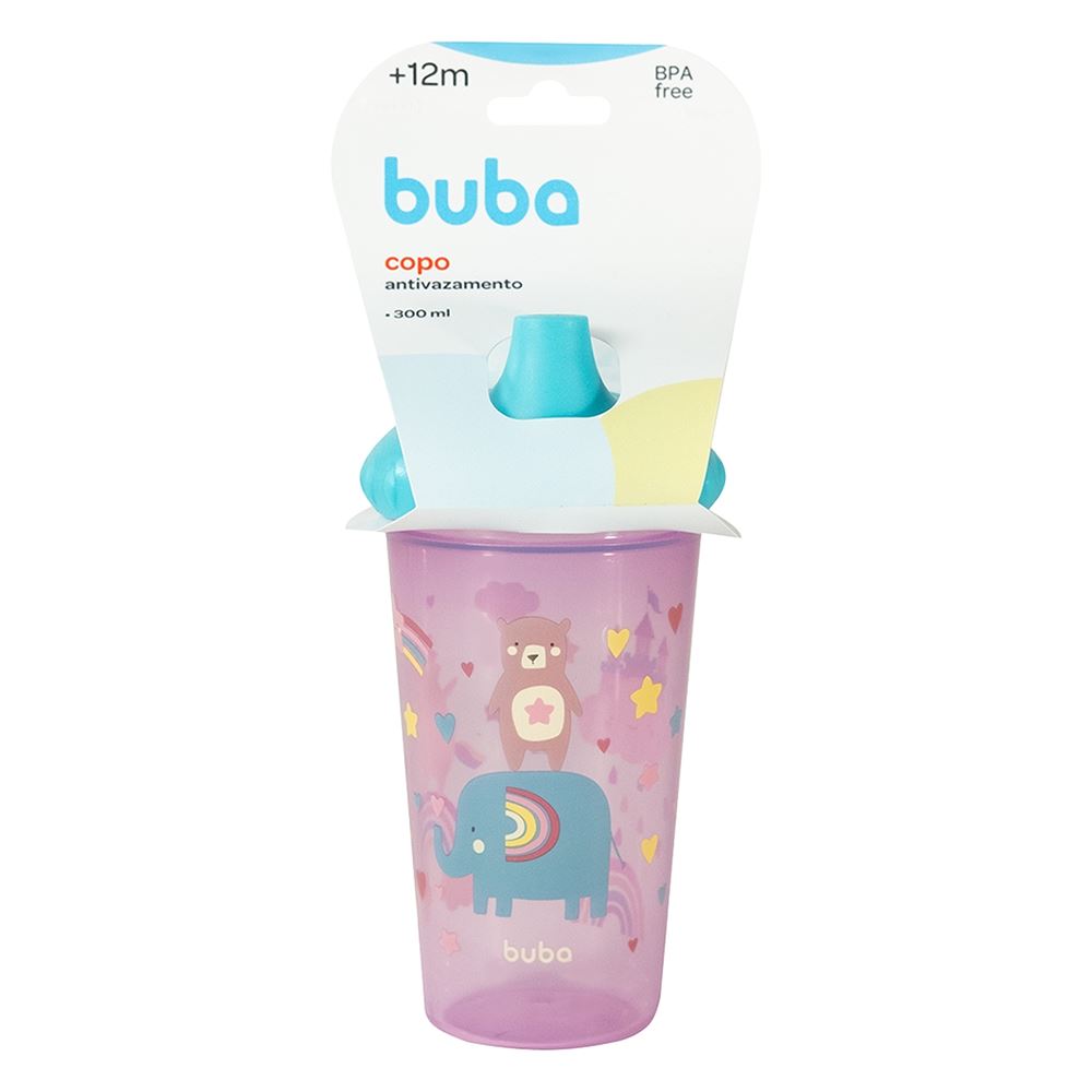 Copo Buba Antivazamento Arco-Íris | Armazém dos Cosméticos
