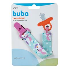 Prendedor de Chupeta Buba Animal Fun Unicornio