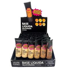 Base Líquida Super Poderes Matte Siliconada 15ml Box C/42un