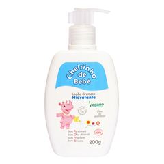 Loção Hidratante Cremosa Cheirinho de Bebê Azul 200g