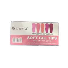 Unha Postica Dafu Soft Gel Tips C/480un DF66-UP0904-3
