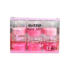 Glitter Para Decorac?o de Unhas Dafu DF7-GT6910-2 C/12un