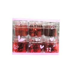 Glitter Para Decorac?o de Unhas Dafu DF7-GT6910-6 C/12un