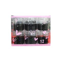 Glitter Para Decorac?o de Unhas Dafu DF7-GT6910-5 C/12un