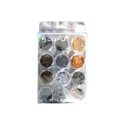 Glitter Para Decorac?o de Unhas Dafu DF7-GT6306-2 C/12un
