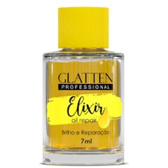 Glatten Óleo Elixir - Brilho E Reparação - 7Ml