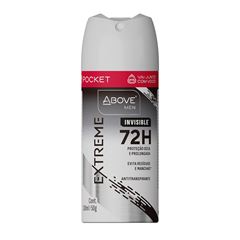 Desodorante Aerosol Above Pocket Extreme Invisible 72H 100ml