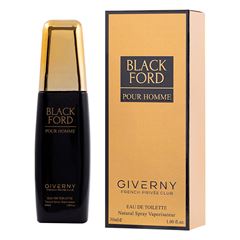 Perfume Masculino Giverny Black Flor Pour Homme 30ml