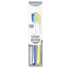 Escova Dental Powerdent Precision Média Leve 2 Pague 1