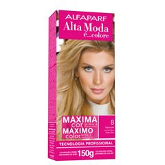 Coloração Alta Moda 8.3 Louro Claro Dourado 150g