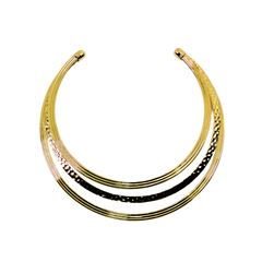 Colar de Metal Dourado DF517-CL0802-2