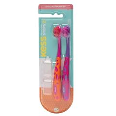 Pack Escova Dental Kess Fun Steps 2 C/2un