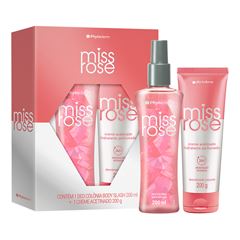Kit Phytoderm Miss Rose Body Splash 200ml + Creme Acetinado 200g