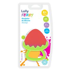 Mordedor Lolly Nenny Silicone Moranguinho