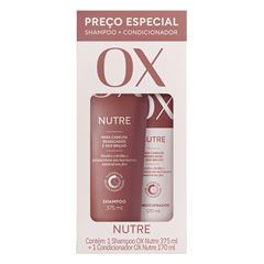 Kit Ox Shampoo 375 ml + Condicionador 170ml Nutre
