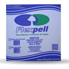 Papel Higienico Rolon 10cm x 300m branco/gelo cx c/8 Rolos