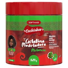 Gelatina Soft Hair Glitter Melancia 520g