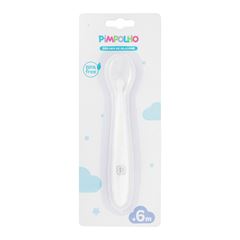 Colher Pimpolho de Silicone Branco