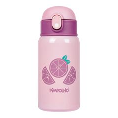 Garrafa Termica Pimpolho Inox C/Canudo Feminino 400ml