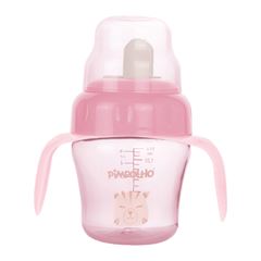 Copo de Treinamento Pimpolho Bico Flex Rosa 150ml