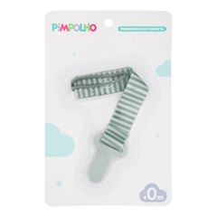 Prendedor de Chupeta Pimpolho Folhas Unissex 14cm
