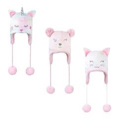 Gorro Ludico Pimpolho 01-03 Anos Verde/Unicornio