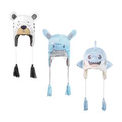 Gorro Ludico Pimpolho 01-03 Anos Branco/Tigre