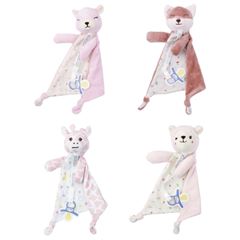 Naninha C/Prendedor de Chupeta Pimpolho Rosa/Esquilo