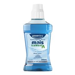 Antisseptico Bucal Powerdent C/Alcool Ice Menta 250ml