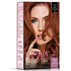 Coloracao Amend Superia 743 Louro Medio Acobreado