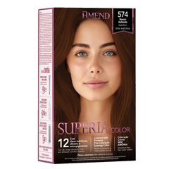 Coloracao Amend Superia 574 Marrom Acobreado