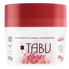 Desodorante em Creme Tabu Flores 55g