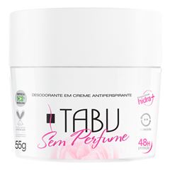 Desodorante em Creme Tabu Sem Perfume 55g