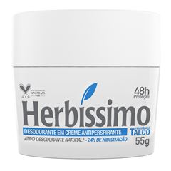 Desodorante em Creme Herbissimo Talco 55g