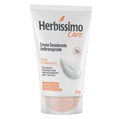 Desodorante em Creme Herbissimo Bisnaga Coco e Vitamina 55g