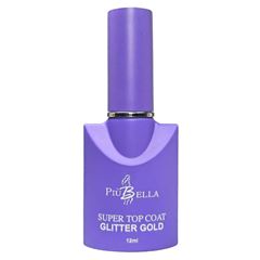 SUPER TOP COAT PIU BELLA GLITT GOLD 12ML