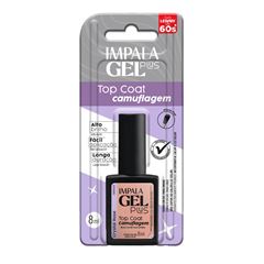Top Coat Impala Gel Plus Crystal Rose