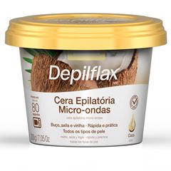 Cera Depilflax Microondas Coco 200g
